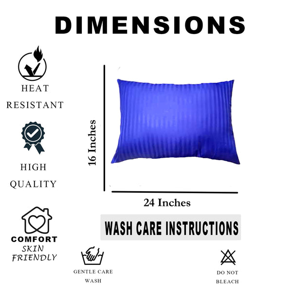 High Quality Microfiber Pillow Filler Set of 2 for Home and Bedroom