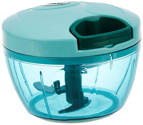 Premium Plastic Polypropylene Mini Handy and Compact Chopper with 3 Blades for Effortlessly Chopping Vegetables and Fruits for Your Kitchen (900ml)