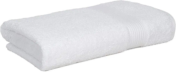 Premium White Cotton Bath Towel – Soft & Highly Absorbent