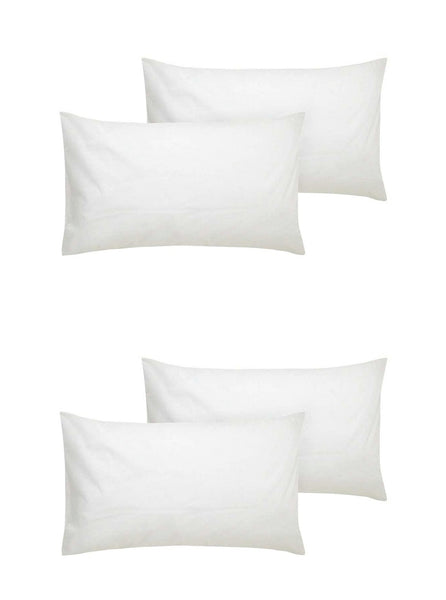 Embroco Best Solid Best Sleeping Pillow Pack of 4 (WhitePillow)