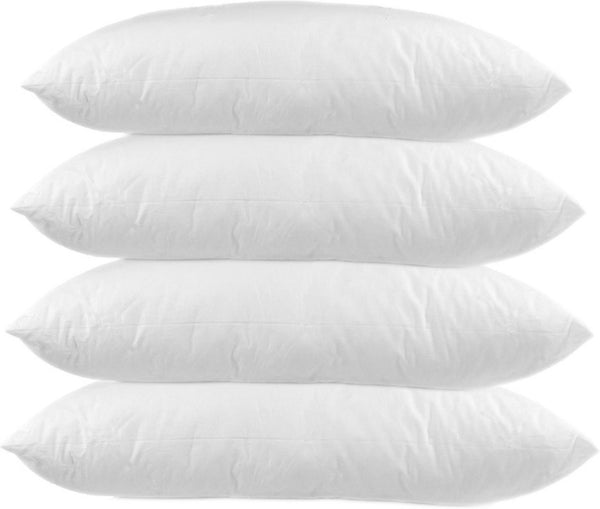Embroco Best Solid Best Sleeping Pillow Pack of 4 (WhitePillow)