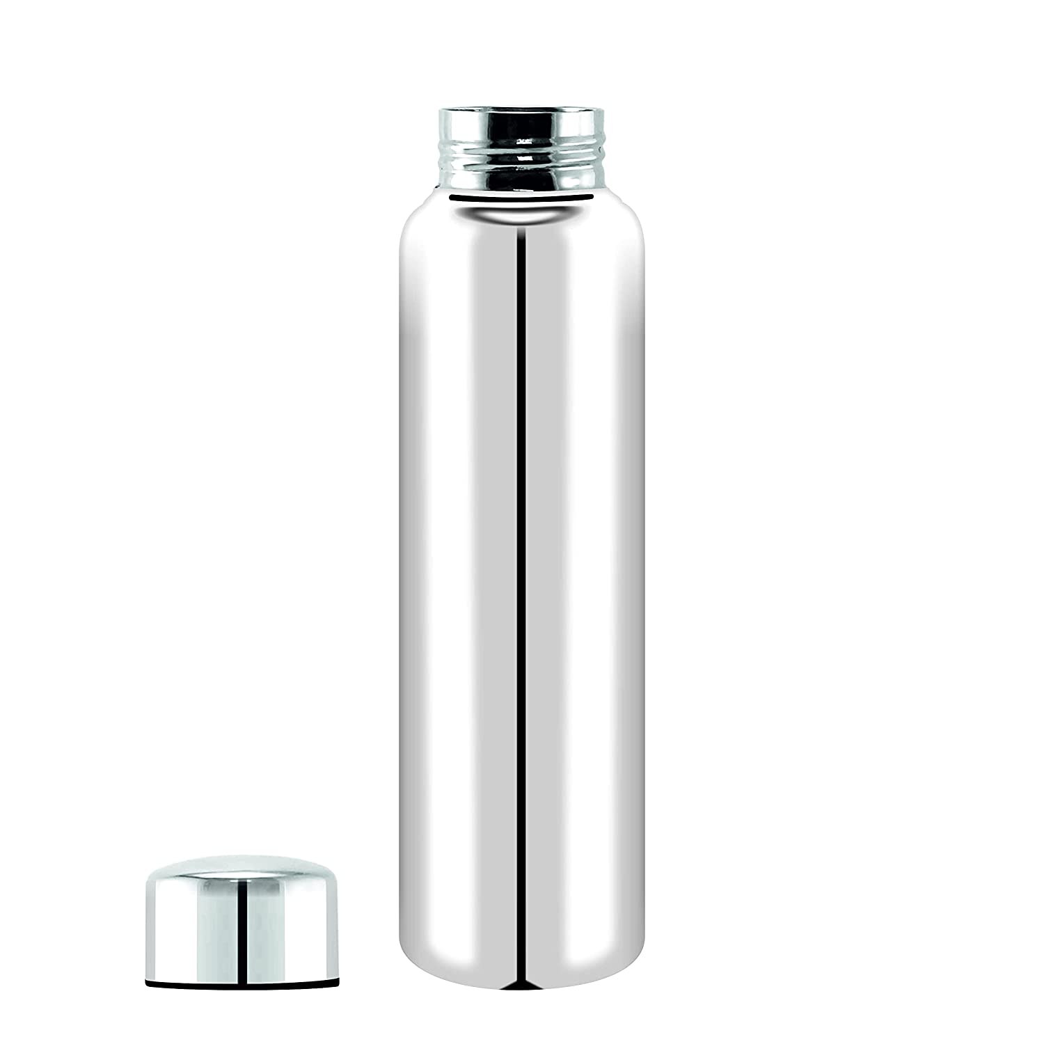 JDX  Stainless Steel Water Bottle 1000ml(1 litre)Approx, Stainless Steel Bottle silver, Steel fridge Bottle ,Steel Sports Bottle,Steel Bottle, Gym,Office,Water Bottle 900ml. Pack of 1