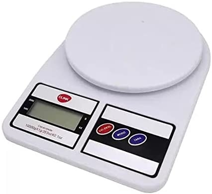 JDX Digital Weighing Machine Multipurpose Electronic Weight Scale with Backlit LCD Display for Measuring Food, Cake, Vegetable, Fruit