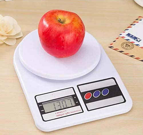 JDX Electronic Digital Weighing Scale Weight Machine (10 Kg - with Back Light, Pack of 1)