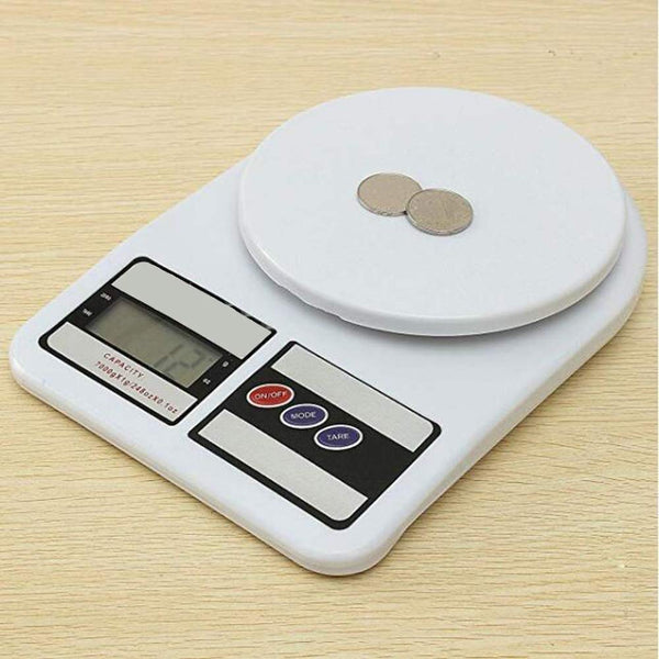 JDX Electronic Digital Weighing Scale Weight Machine (10 Kg - with Back Light, Pack of 1)