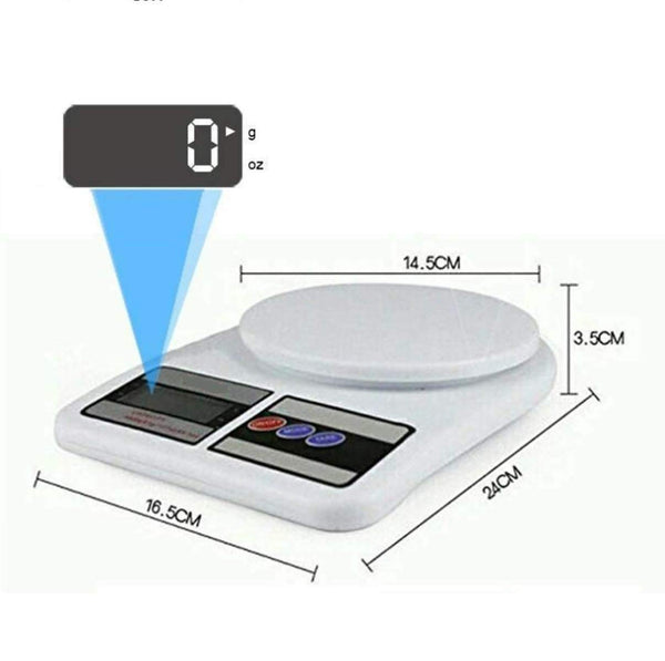 JDX Electronic Digital Weighing Scale Weight Machine (10 Kg - with Back Light, Pack of 1)