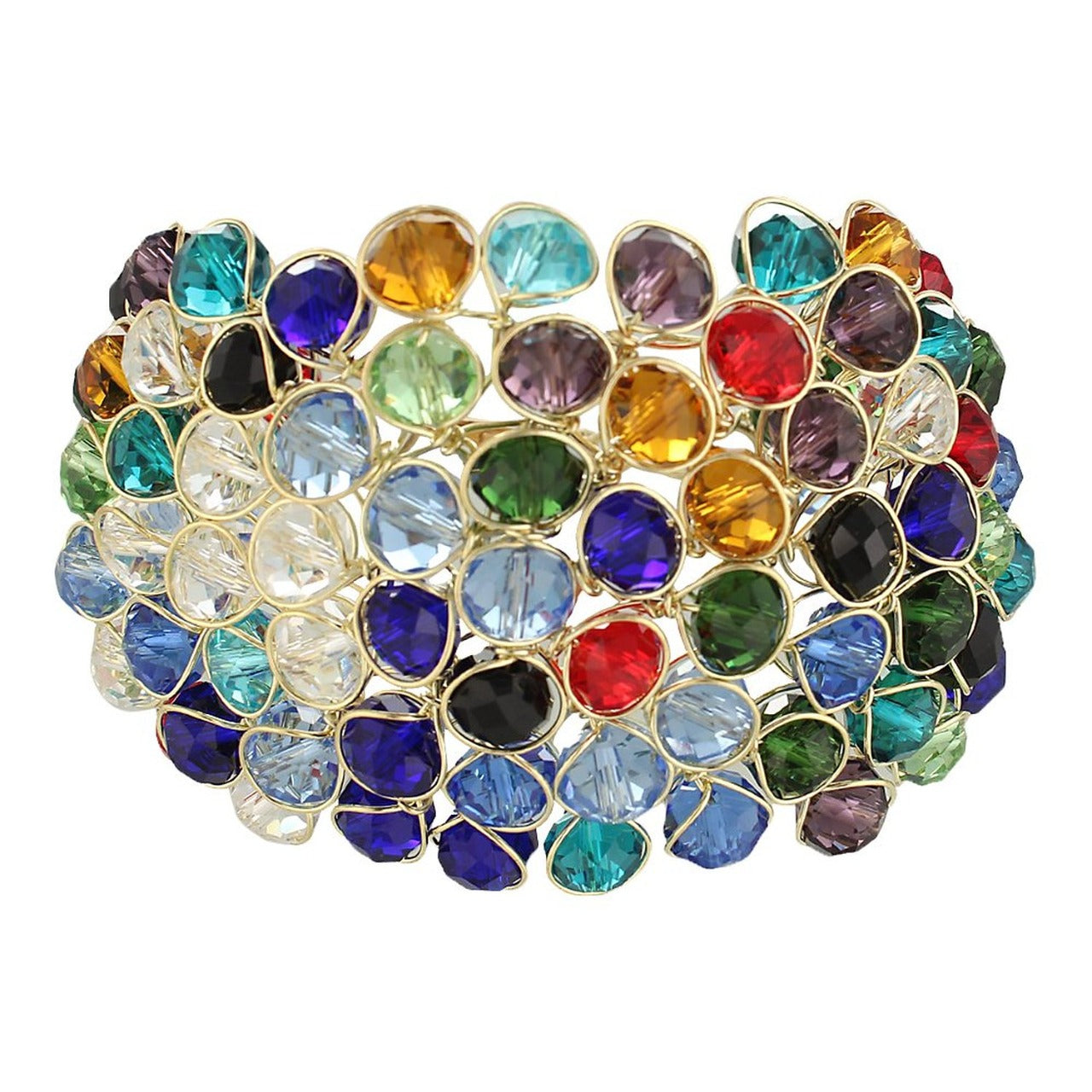 Stylish & Crystal Bracelet Multi Color Suitable Size & Adjustable for Women and Girls