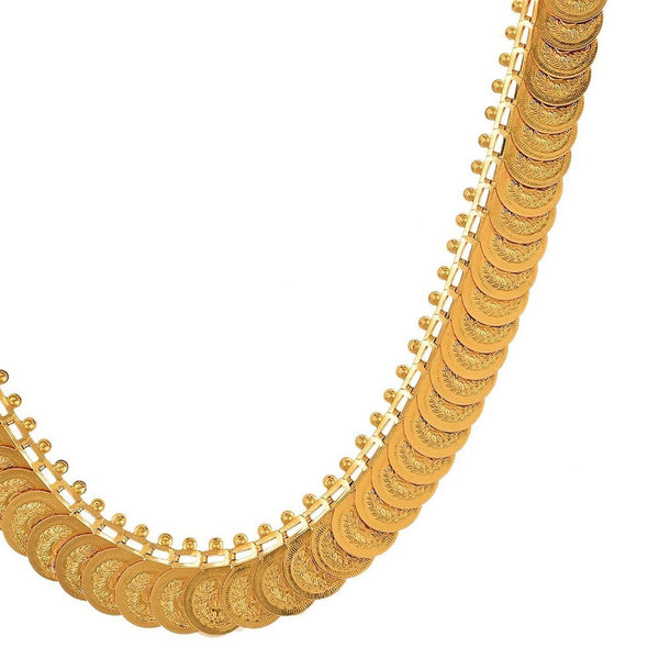 Gold Plated Fancy Coin Style Necklace for Women and girls