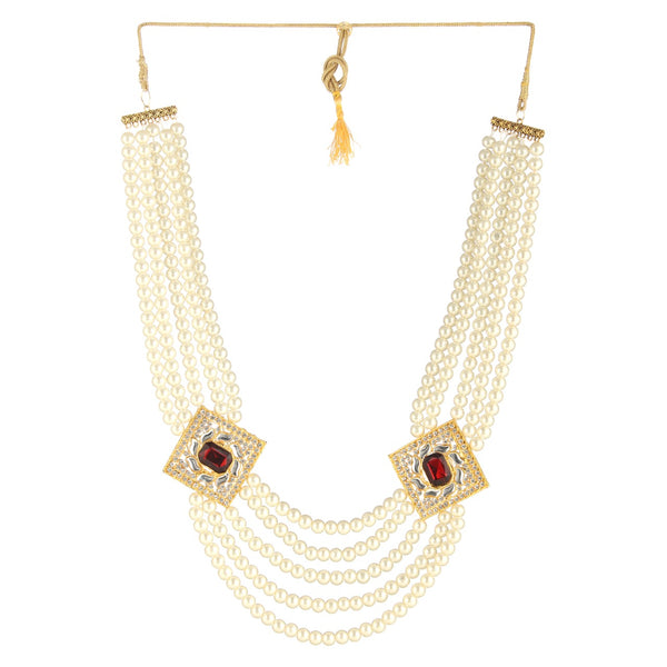 Modern White Pearl Necklace for Women and Girls