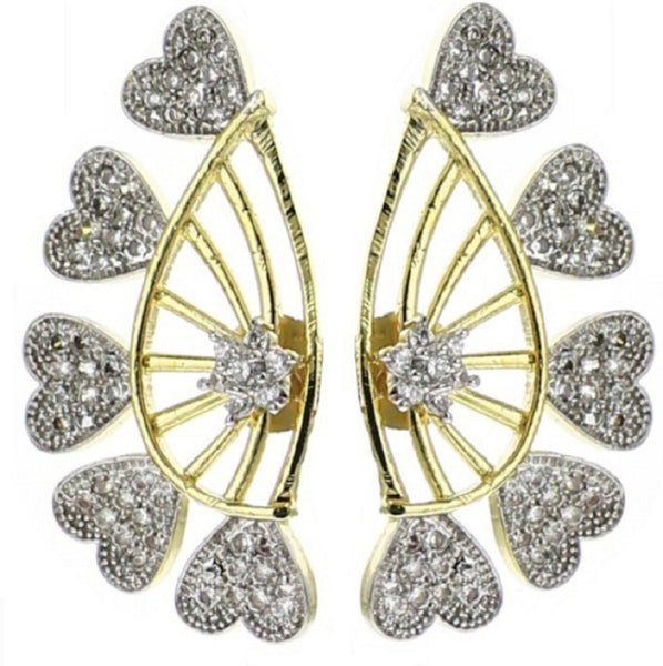 Artificial Gold Plated Sterling Ear Cuffs for Women and Girls