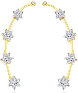 Designer Star Shape Crystel Studd Earring Set for Women And Girls