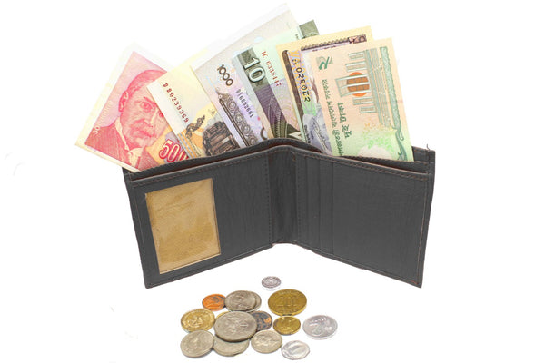 Luxurious & High Quality of Black Artificial Leather Wallet for Male
