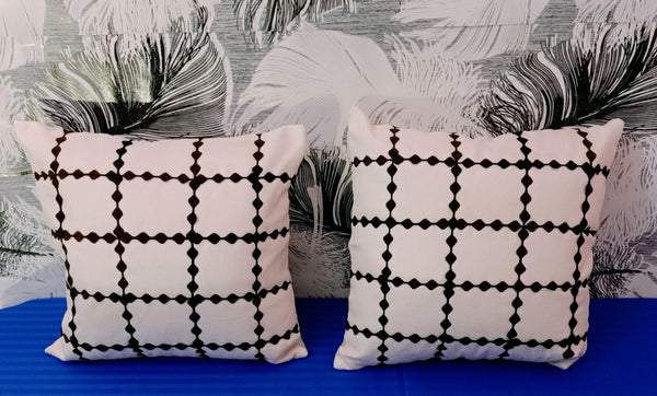 JDX Designer cushion Cover Set Of 5  for sofa and Living Room (16x16 Inches)