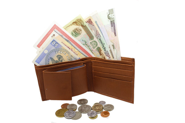 Luxurious & High Quality of Brown Color Artificial Leather Wallet for Male
