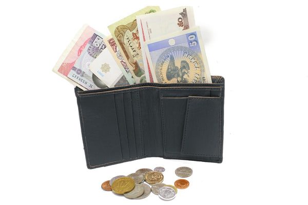 Luxurious & High Quality of Black Color Artificial Leather Wallet for Male
