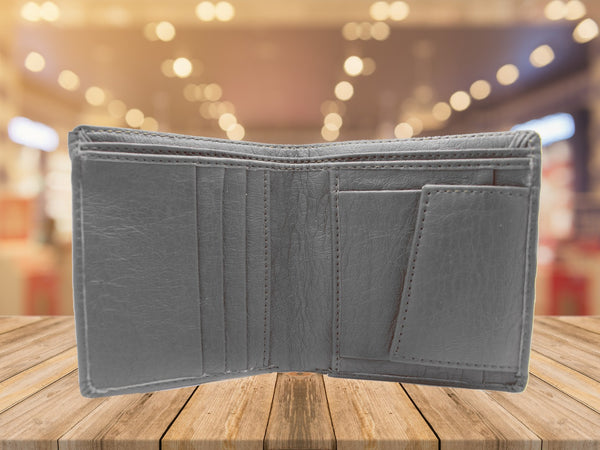 Luxurious & High Quality of Black Color Artificial Leather Wallet for Male