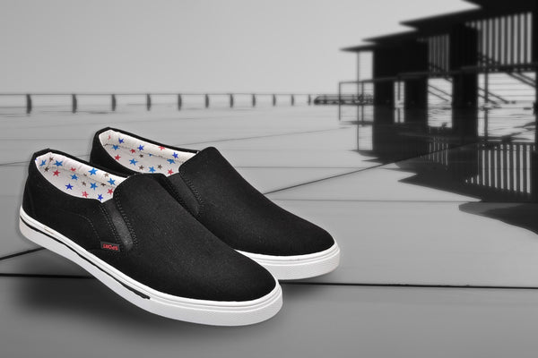 Classic Casual Black Shoes for Men