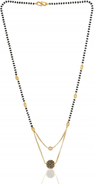 Designer Golden Plated Chain Mangalsutra for Womens