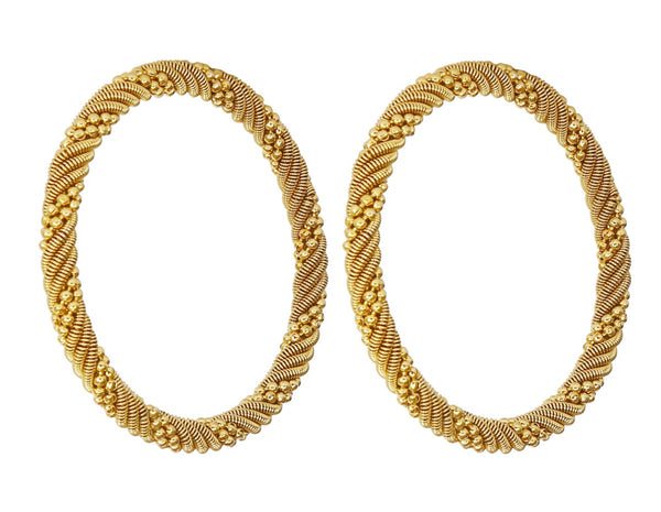 Traditional Gold Plated Bangles for Girls and Women