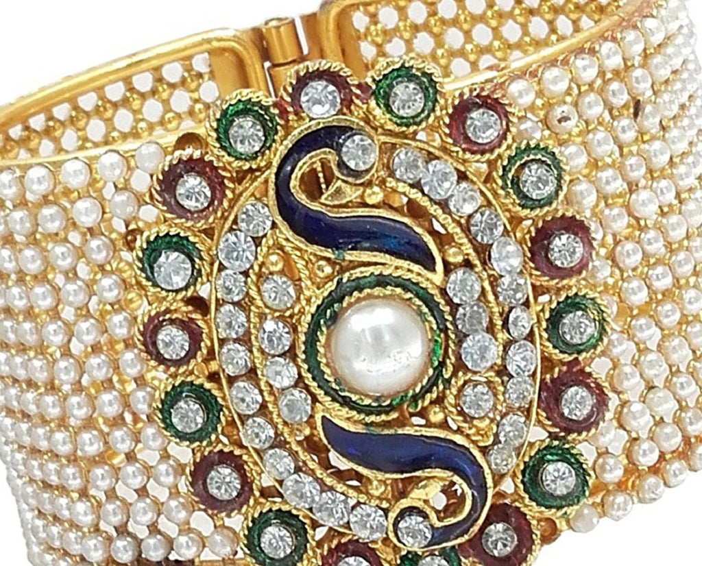 Purchase online Designer Gold Plated Bangles Crystal Jewellery Bangle /  Bracelet for Girls – Lady India